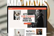 Squarespace Website Template Coach, a Squarespace Template by Presentibox (Thumbnail 1 of 11)