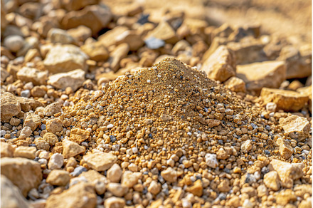 Decomposed granite stones texture, a Background Photo by Lermont51