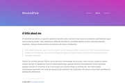 Blue & Pink, for Kirby 2 CMS, a Templates & Theme by Starckio (Thumbnail 3 of 4)
