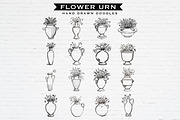 Flower Urn Doodles Bundle, a Decorative Illustration by Guavanaboy (Thumbnail 1 of 3)