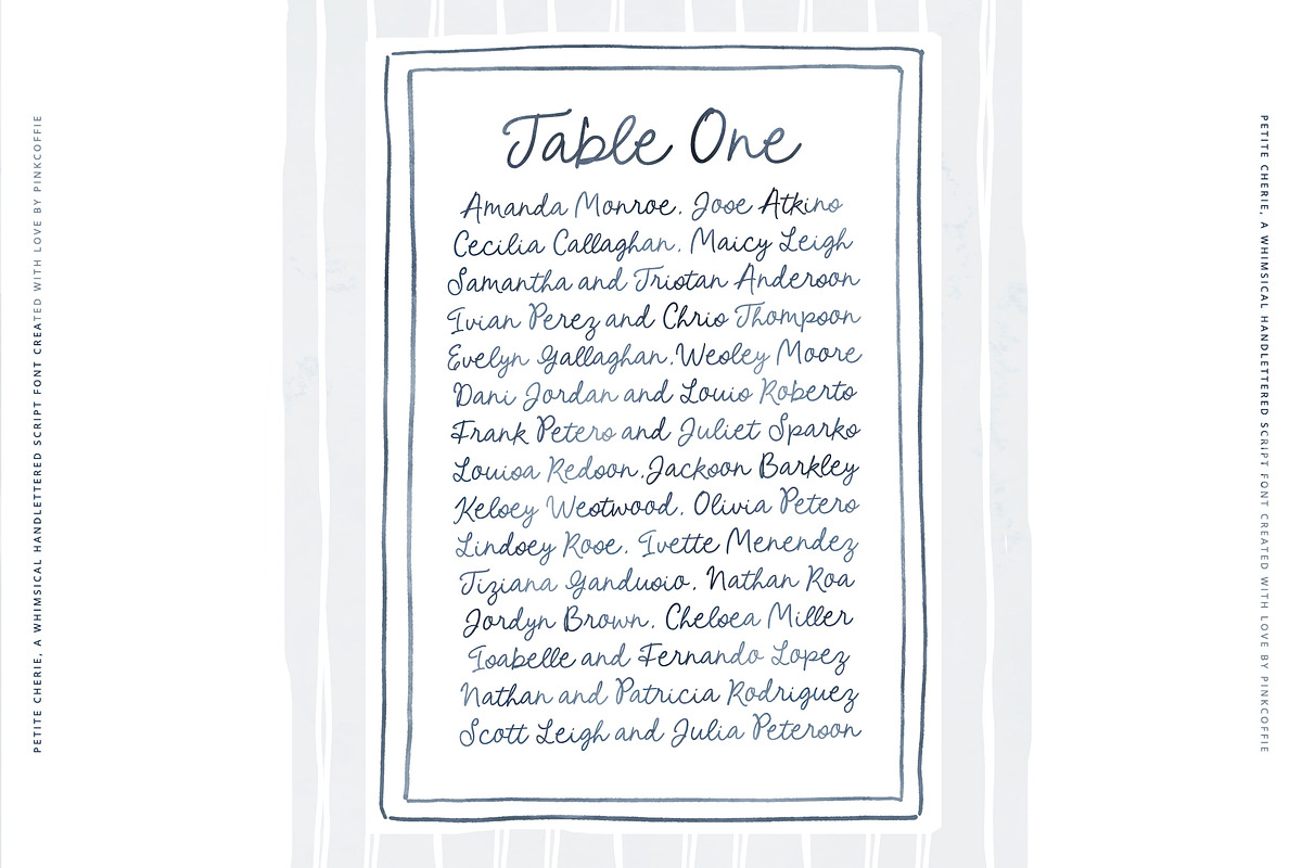 Petite Cherie Handwritten Script, a Handwritten Font by Pink Coffie (Photo 8 of 13)