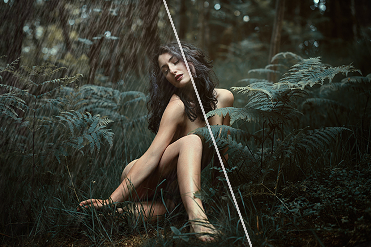 45 Rain Photo Overlays, an Action Add-On by PhotoEffects.Store (Photo 5 of 11)