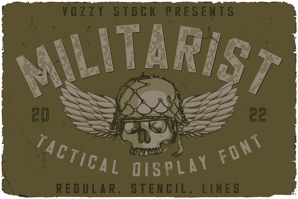 Vozzy Font Bundle | 24 typefaces, a Symbol Font by Vozzy Vintage Fonts (Photo 16 of 25)