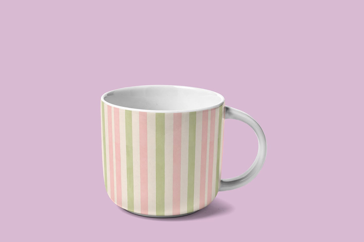 Pink Pastel Stripe Seamless Pattern, a Pattern Graphic by elif (Photo 2 of 9)