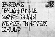 Crows: Urban Energy in Typeface Form, a Handwritten Font by Any-Type® Foundry (Thumbnail 4 of 12)
