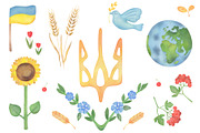 Ukraine symbols, save Ukraine, peace, a Person Illustration by Vivitta (Thumbnail 3 of 3)