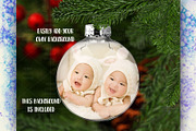 Clear glass ornament mockup, a Product Mockup by StyledProductMockups (Thumbnail 3 of 5)