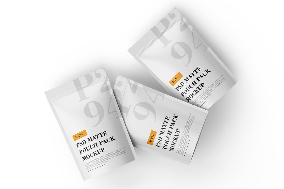 PSD Matte Pouch Mockup, a Packaging Mockup by Ram Studio LLC (Photo 13 of 13)