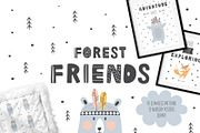 Forest Friends, an Animal Illustration by Angelina De Sol (Thumbnail 1 of 9)