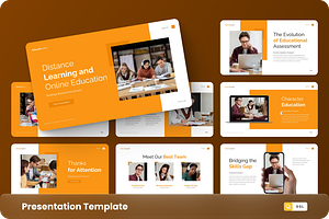 Education Google Slide Template, a Presentation Template by GraphauseProject