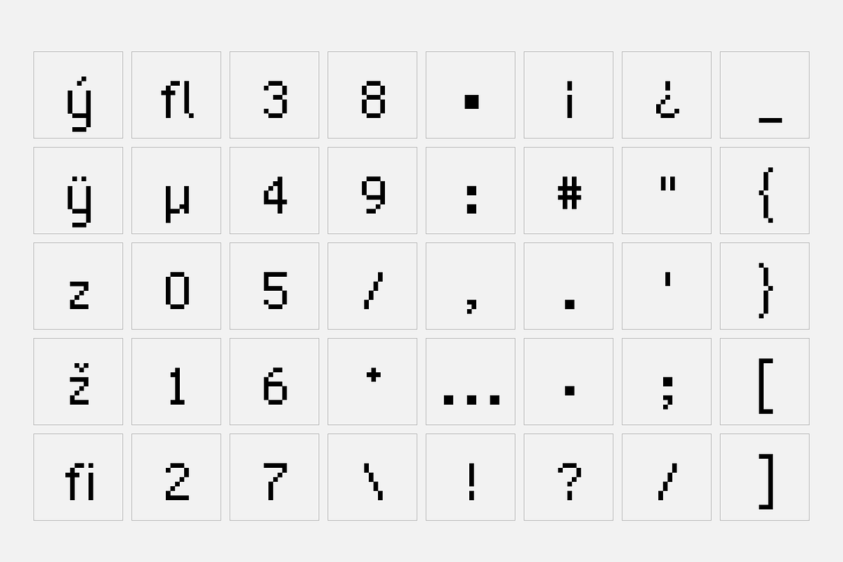 Standard Pixel Font (4 styles), a Font by SelfBuild Type (Photo 10 of 12)