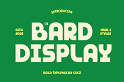 CS Bard – Bold Display Font, a Sans Serif Font by Craft Supply Co. (Thumbnail 1 of 8)