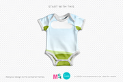 Baby One Piece Canva Smart Mockup, an Apparel Mockup by Mockup Scene (Thumbnail 5 of 16)
