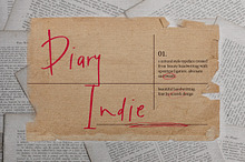 Diary Indie | Handwritten Font
