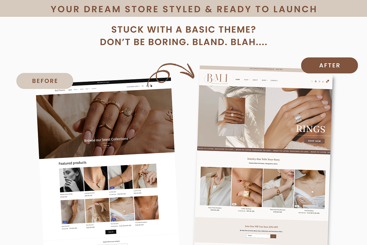 Neutral Shopify Theme for Jewelry preview 6