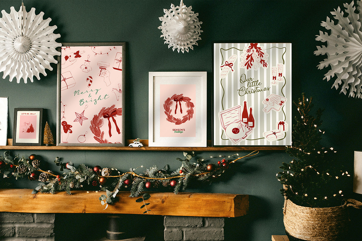 Little Christmas. Holiday Wall Art, a Seasonal Illustration by Mio Buono (Photo 3 of 13)