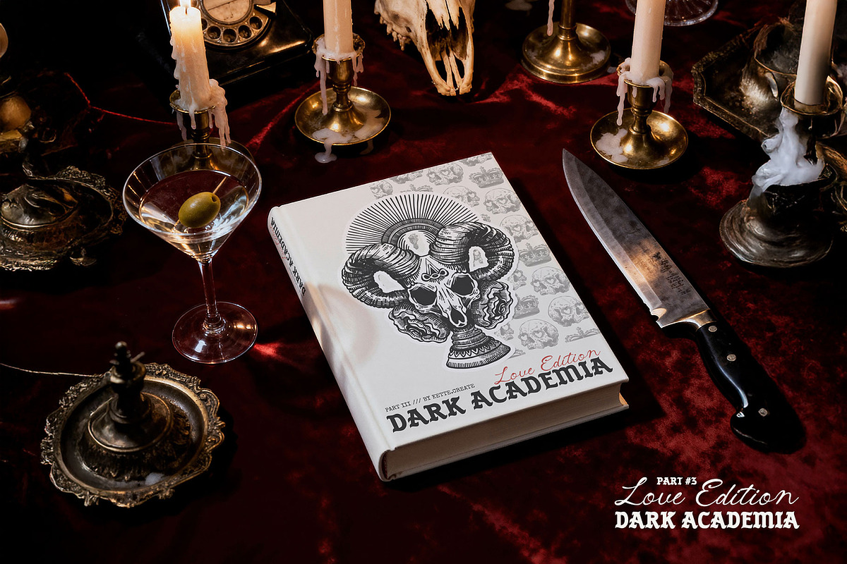 Dark Academia Bundle 7-in-1, an Object Graphic by KetteCreate (Photo 5 of 15)