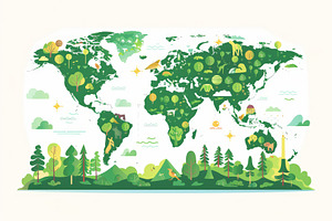 World Environment day concept for Wo, a Photo by Pixeness Studio
