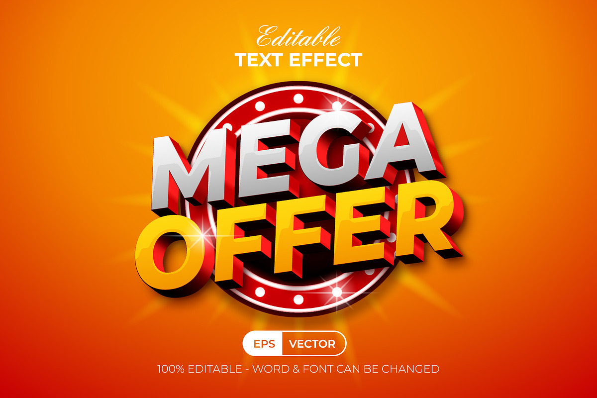 Offer Text Effect Promotion Style, a Layer Style Add-On by Mockmenot (Photo 1 of 2)