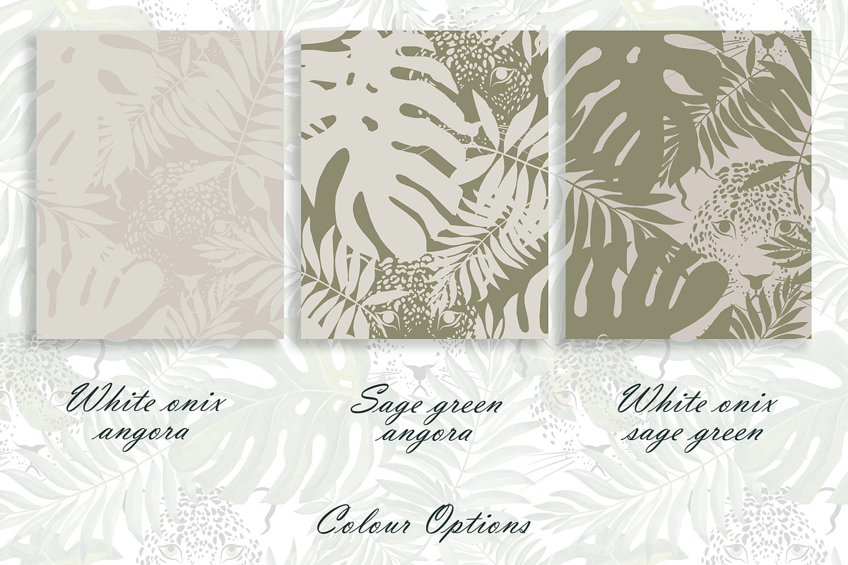 Tropical Leopard Seamless Pattern, a Pattern Graphic by Oksana Dovhopol Art (Photo 3 of 25)