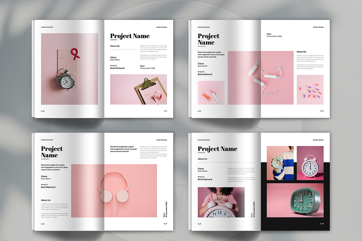Creative Portfolio Brochure Template, a Brochure Template by Spark_Creative (Photo 13 of 14)