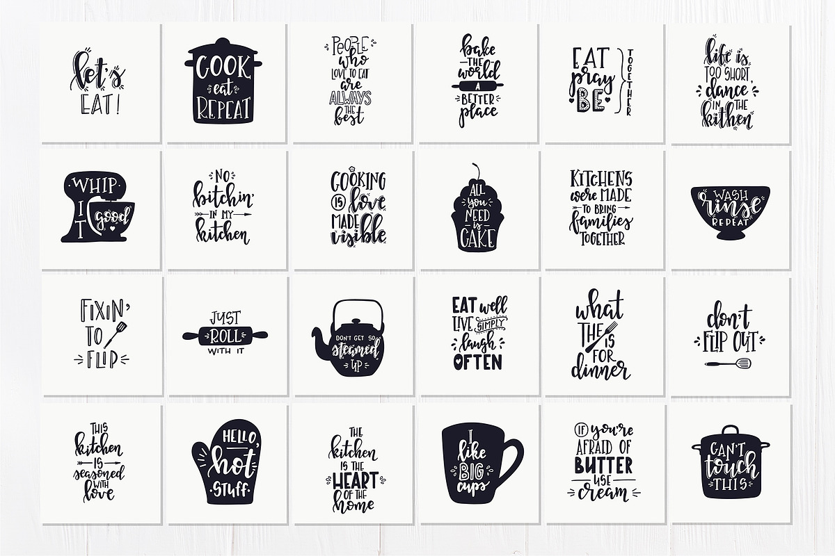 Kitchen SVG Bundle design set, an Object Graphic by Tatti Graphic Studio (Photo 2 of 7)