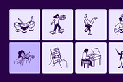 Music Doodles, an Outline Icon by Vectors Market (Thumbnail 9 of 9)