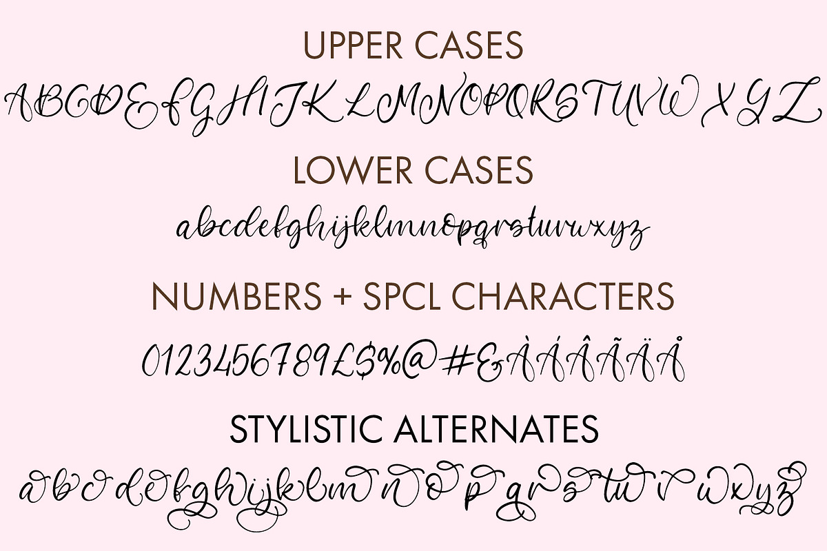 Anjelika A Handwritten Script Font, a Handwritten Font by Freeling Design House (Photo 2 of 6)