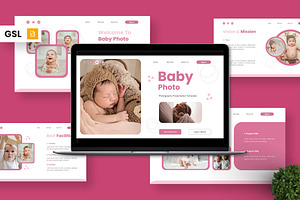 Baby Photo - Photography GSL, a Presentation Template by Deepslide Studio
