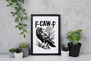 F-CAW-F Halloween Raven, Halloween P, an Illustration by Daily.Designs (Thumbnail 5 of 5)