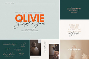 WHOLE SHOP FONT BUNDLE