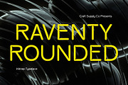 Raventy Rounded, a Sans Serif Font by Craft Supply Co. (Thumbnail 1 of 8)