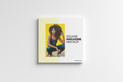 Square Magazine Mockup, a Print Template by AlkStudio (Thumbnail 3 of 15)