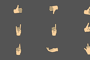 Hand Gestures Pack for Premiere Pro, a Branding & Logo Template by FlashFXbox