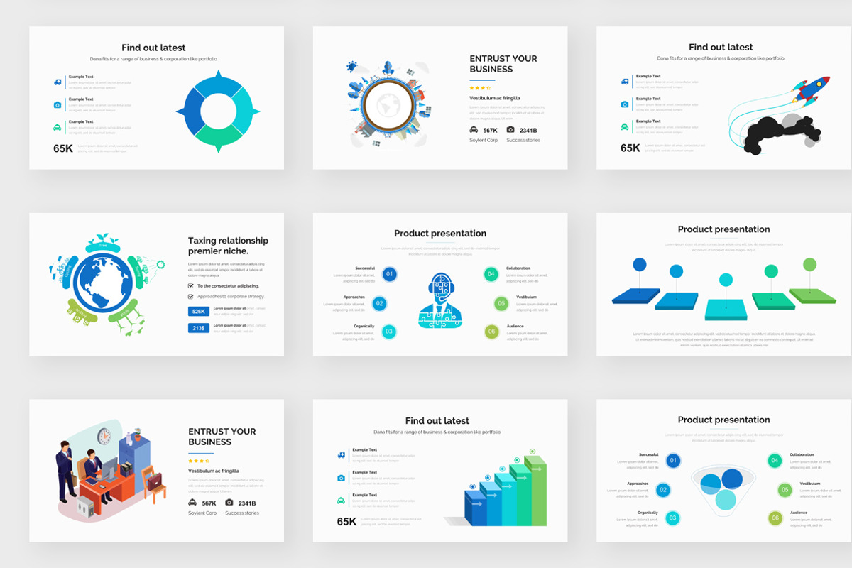 Company Profile Pitch Deck Keynote, a Presentation Template by One Percent Studio (Photo 14 of 20)