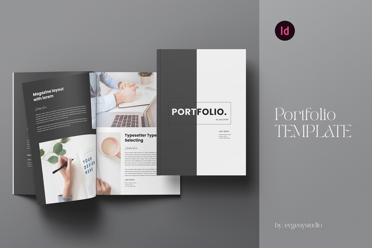 Clean Portfolio Template, a Templates & Theme by evgenystudio