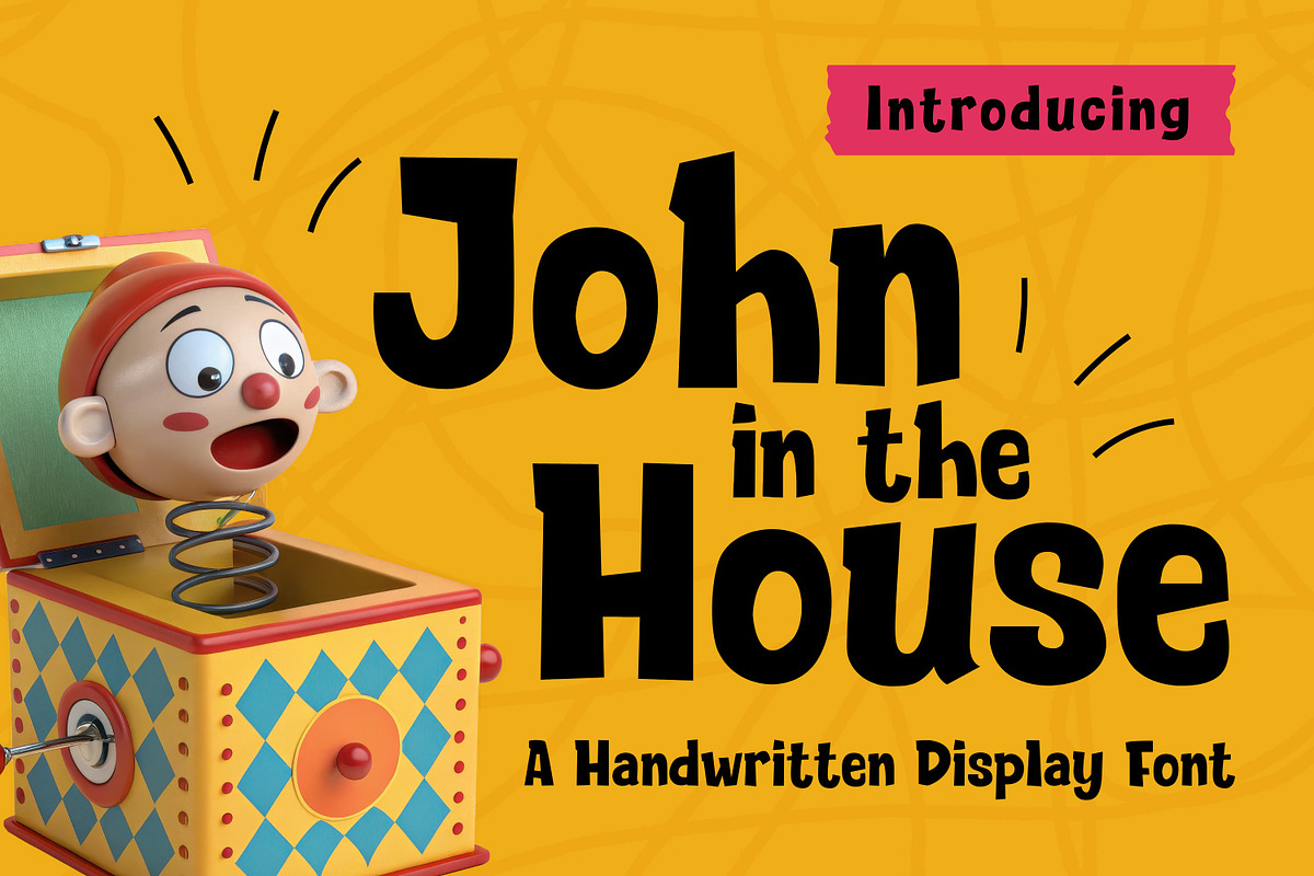 John in the House | Handwritten Font, a Handwritten Font by Artolabs (Photo 1 of 14)