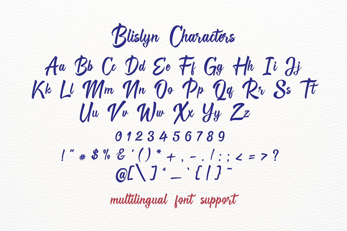 Blislyn, a Script Font by Gatype (Photo 13 of 14)