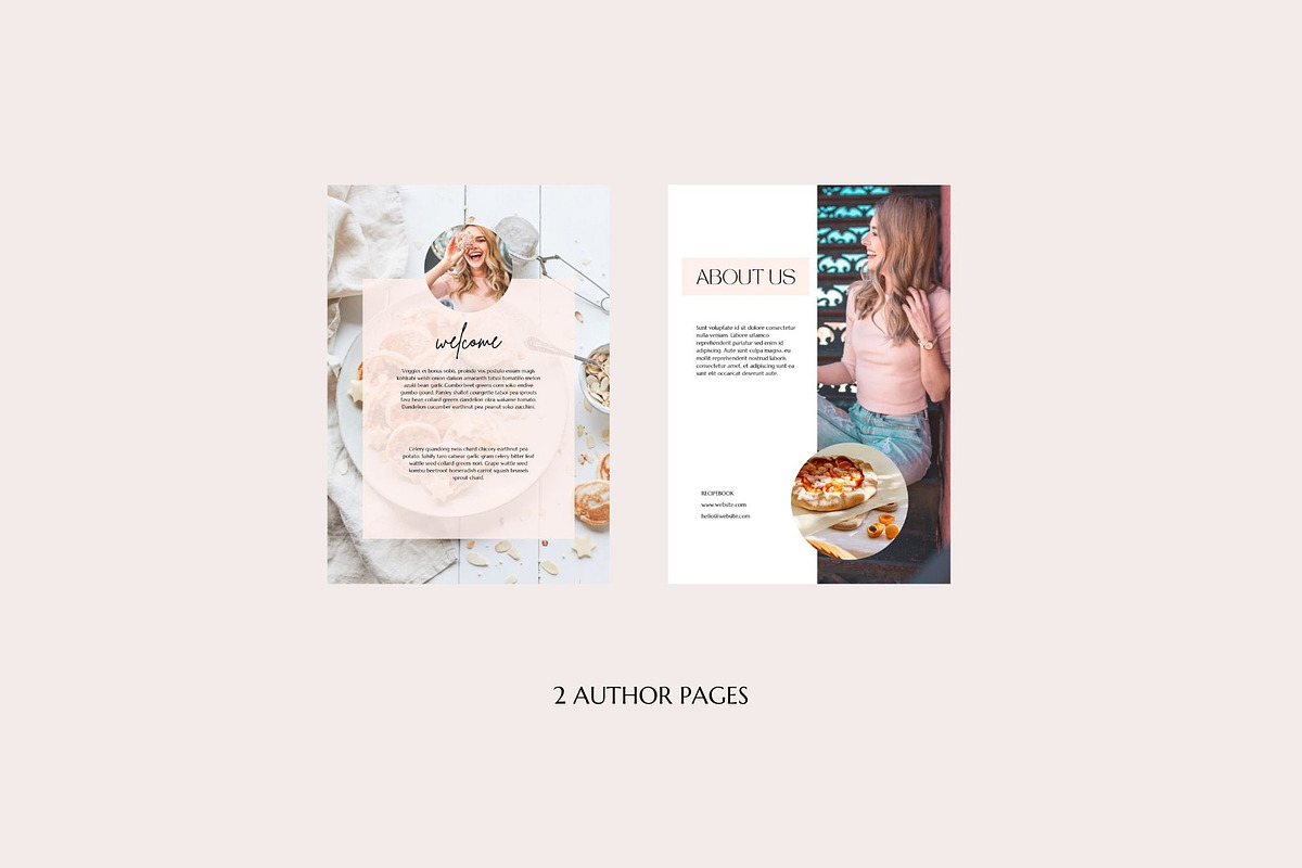 Recipe Book Template Canva 1, a Magazine Template by Deepa Template Studio (Photo 8 of 10)