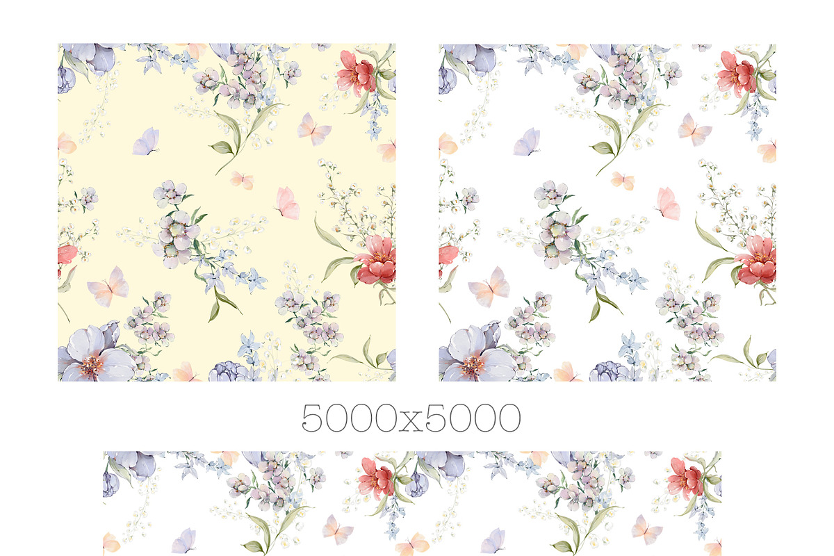 Watercolor flowers botanical bundle, a Decorative Illustration by Edith’s World (Photo 14 of 15)
