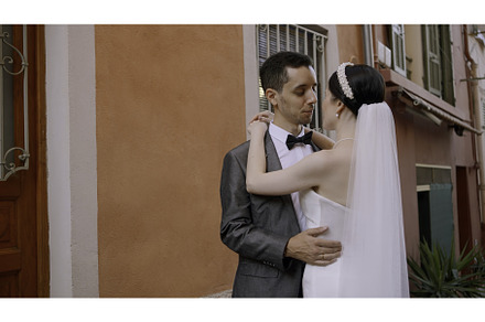 Hugging newlyweds. Action. A bright, a Person Photo by Media Whale Stock