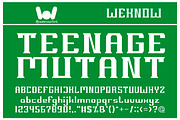Millenium 3 font, a Font by weknow (Thumbnail 5 of 5)