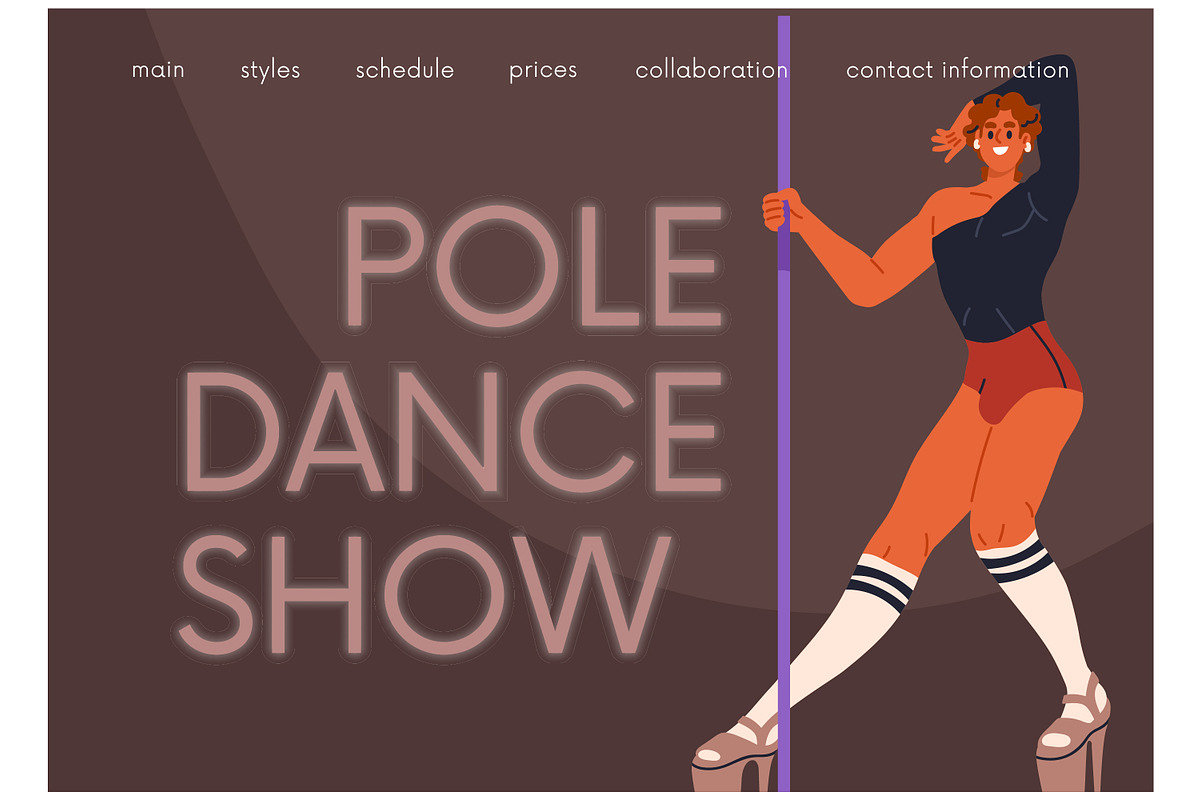 Pole dance classes, web backgrounds, a Background Graphic by Good Studio (Photo 4 of 9)