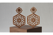 Floral Charm Earring Files, a Graphic by hafijul (Thumbnail 6 of 11)