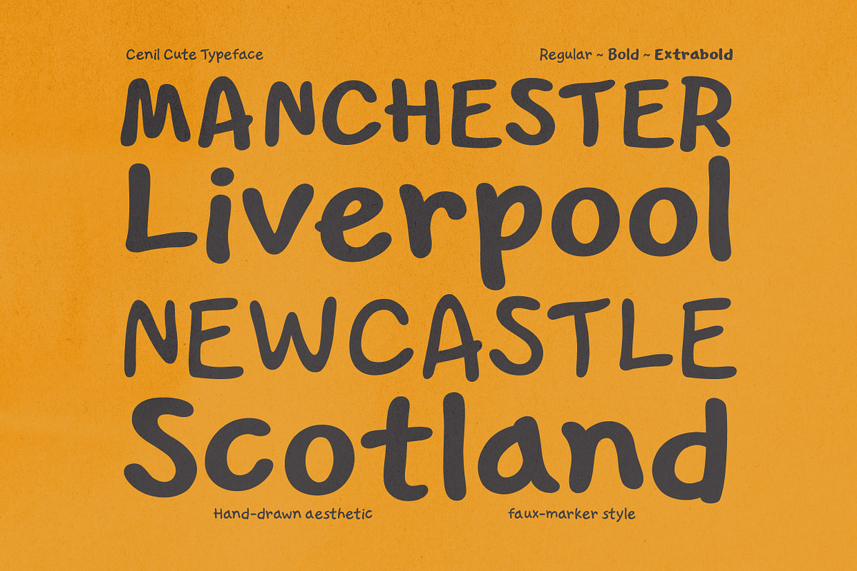 Cenil Cute Font, a Handwritten Font by Fontcamp Type Foundry (Photo 13 of 23)