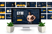 Gym - Fitness Powerpoint, a Presentation Template by Deepslide Studio (Thumbnail 4 of 6)