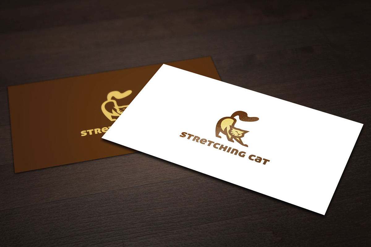 Stretching Cat - Animal Mascot Logo, a Branding & Logo Template by ashenterprise (Photo 3 of 5)