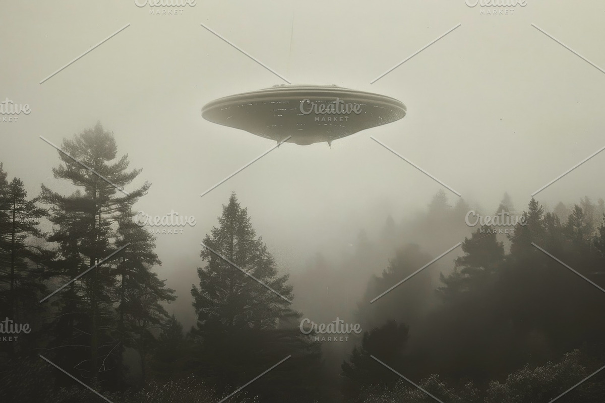 97 UFO objects flying in the sky, a Transportation Photo by Handmadefont (Photo 35 of 101)