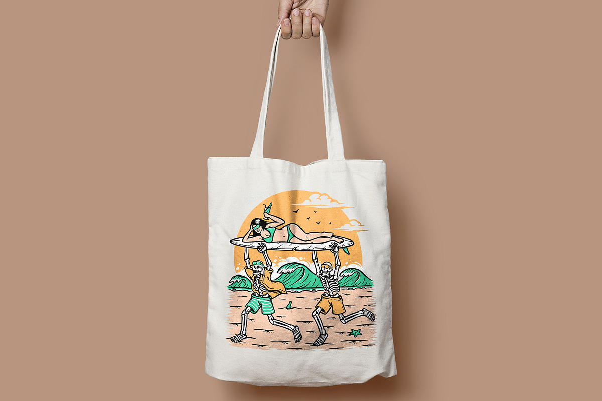 having fun on the beach, a Person Illustration by gunaonedesign (Photo 5 of 6)