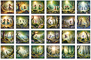 Woodland Fairies Dance Irish Art, a Decorative Illustration by Bubert Art (Thumbnail 2 of 7)